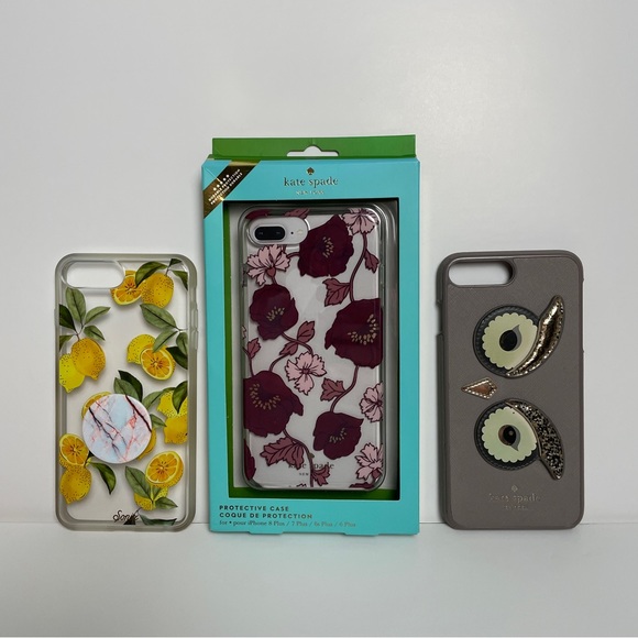 kate spade Other - 8+ Phone Case Trio & Pop Socket
